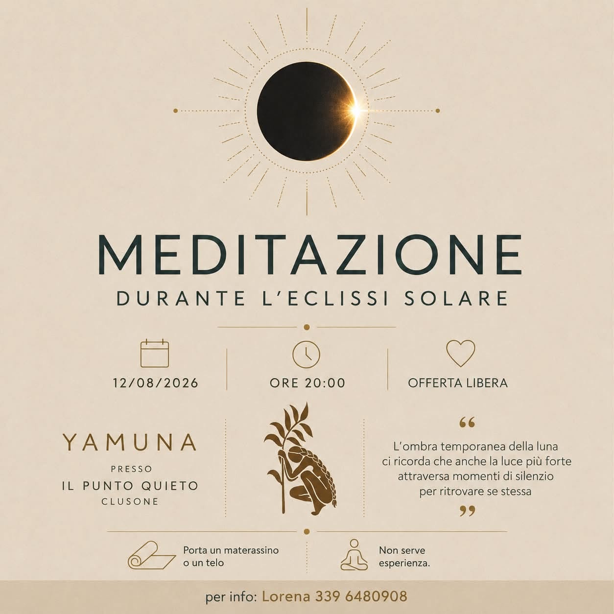 Cartel — Meditazione - Eclissi Solare